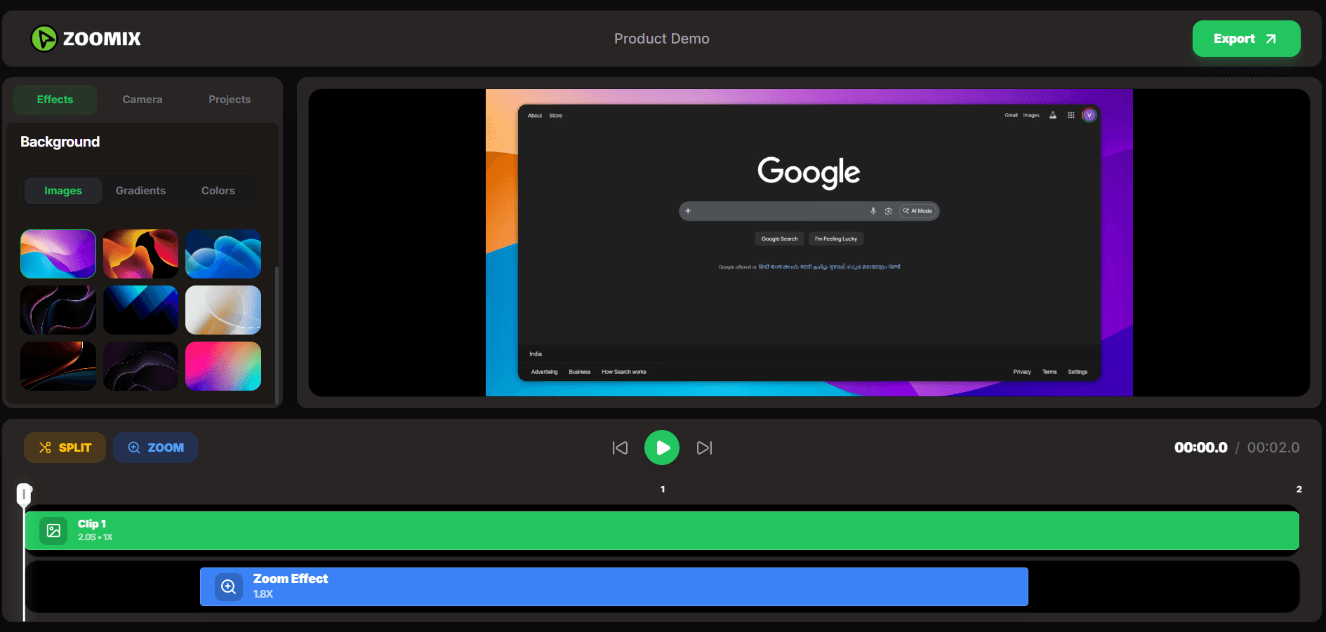 Zoomix Video Editor